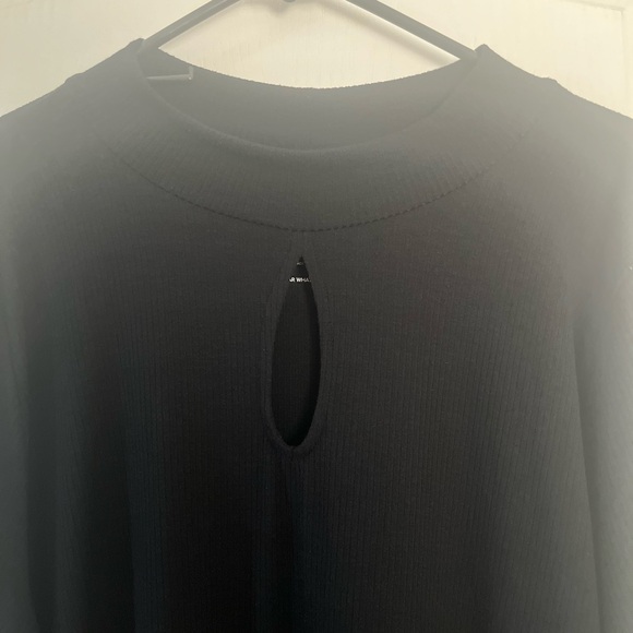 Torrid super soft rib knit. Black long sleeve shirt 4X - Picture 3 of 7